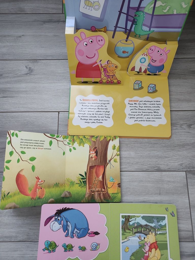 Książki twarde strony Peppa pig, gdzie się zwierze spać wybierze