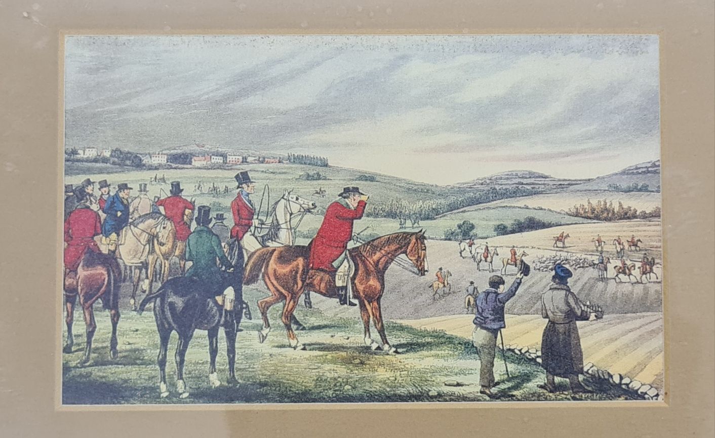 Картина Mr. Jorrocks telegraphs the Fox, 1838