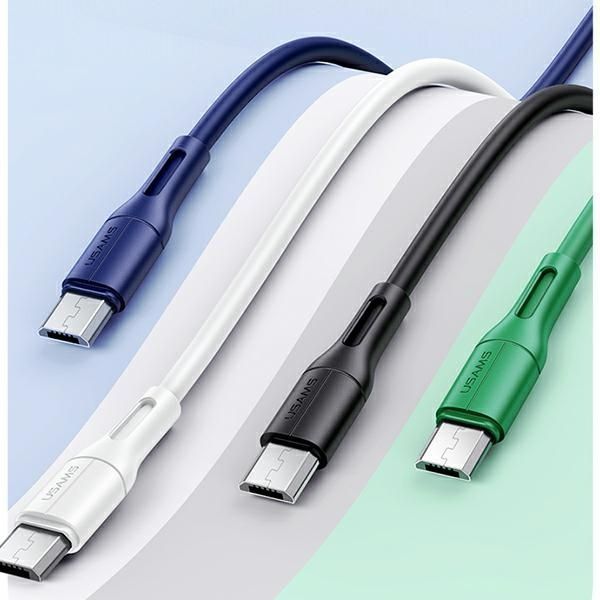 Kabel Usams U68 Microusb 2A Fast Charge 1M Zielony/Green