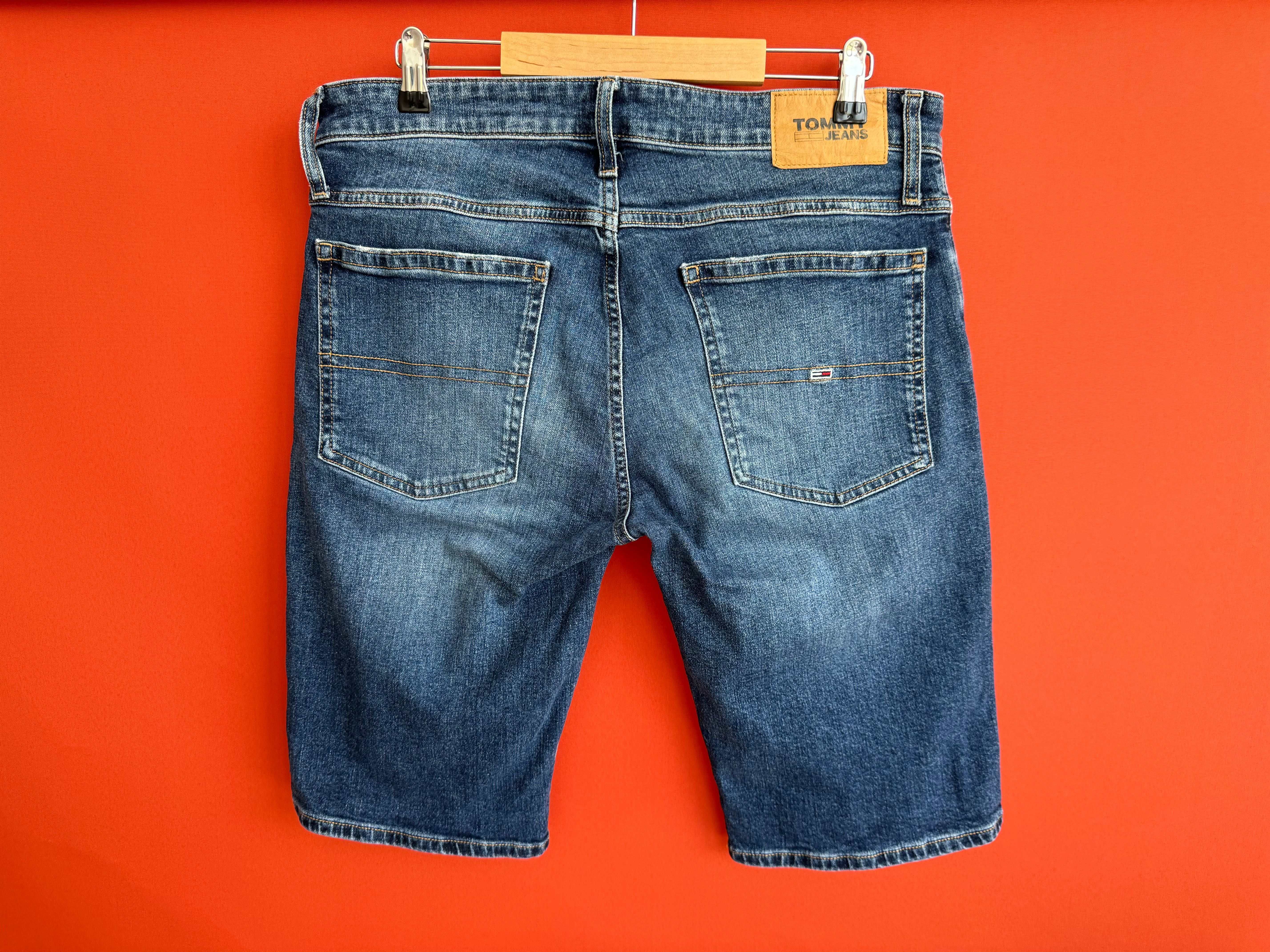 ??? Tommy Hilfiger оригинал мужские джинсовые шорты размер 32 33 Б У
