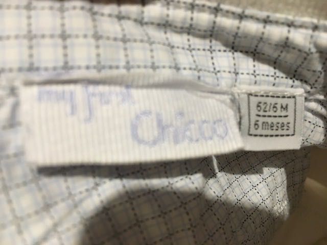 Camisa Chicco malha algodão  6M