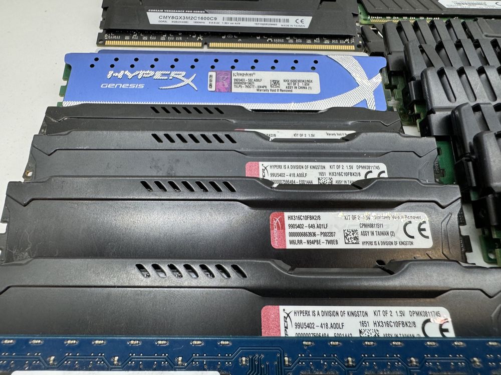 Ddr 3  4Gb  1333/1600Mhz  Corsair, Kinston, Samsung, hynix