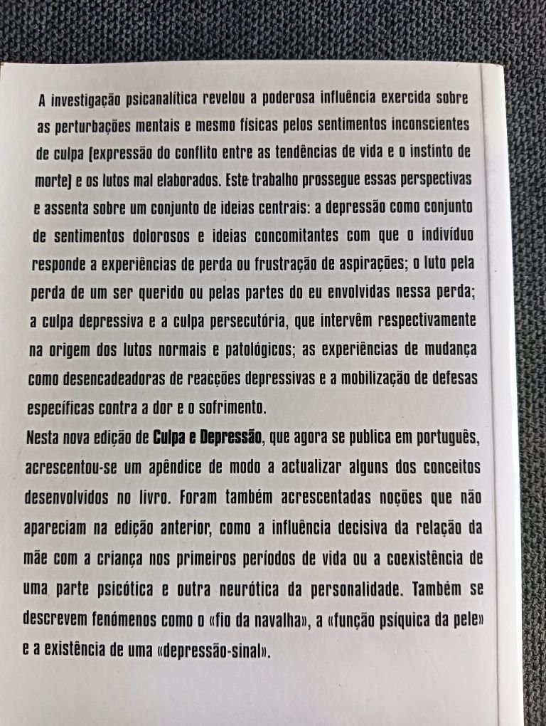Culpa e Depressão