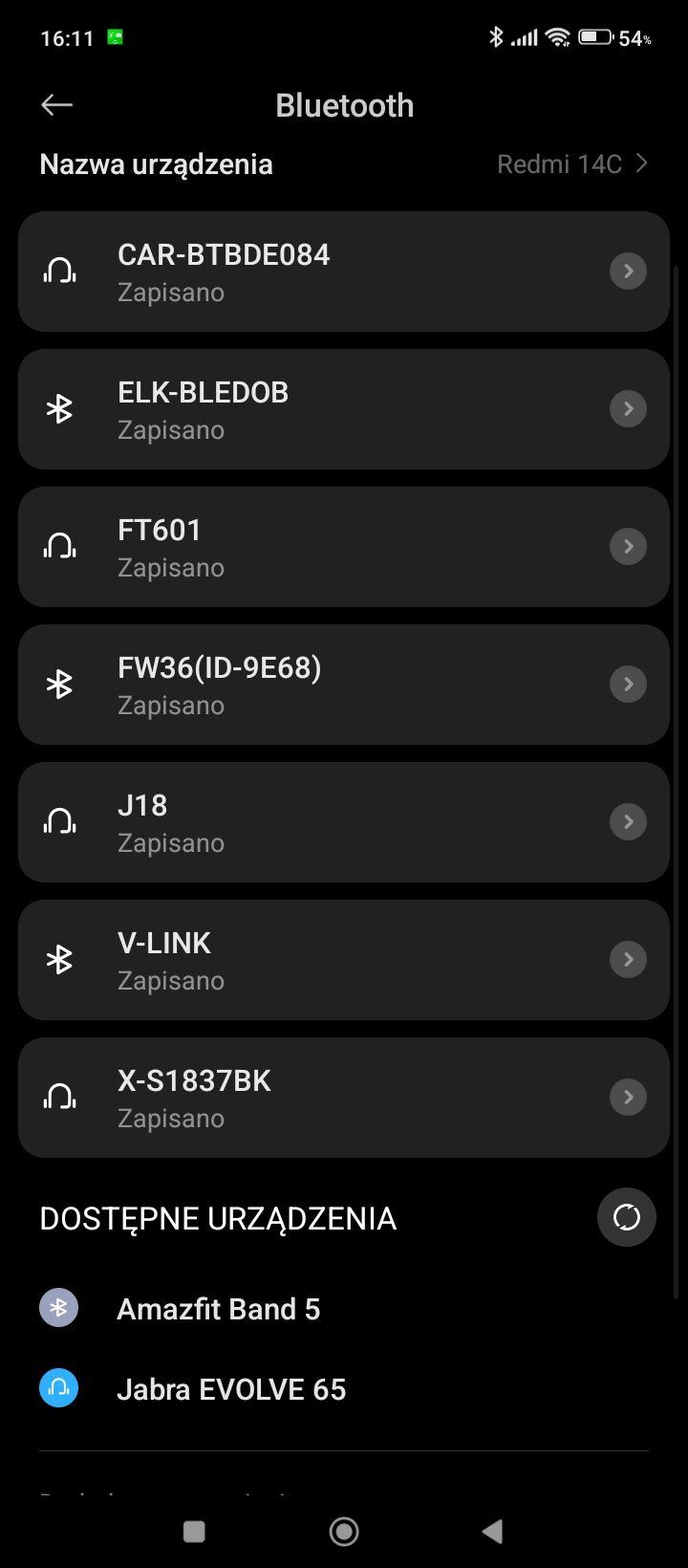 Słuchawki bezprzewodowe do komputera Jabra evolve 65