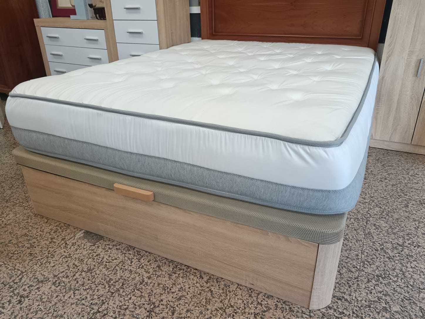 CAMA BOX + COLCHÃO (135x190cm)