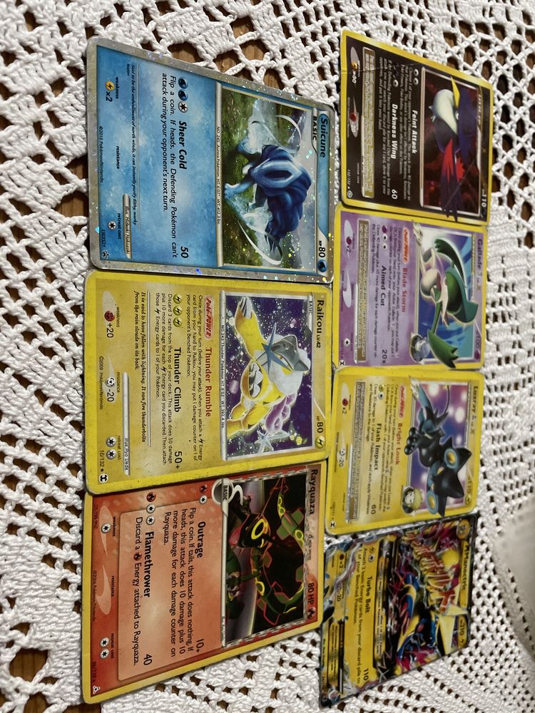 Cartas Pokemon Lendarias/Miticas/Retro/GX/EX/Megas