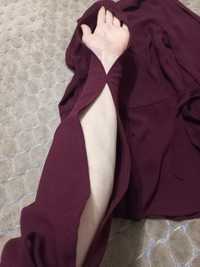 Жіноча блуза на завязках з оригінальним вирізом на руках
