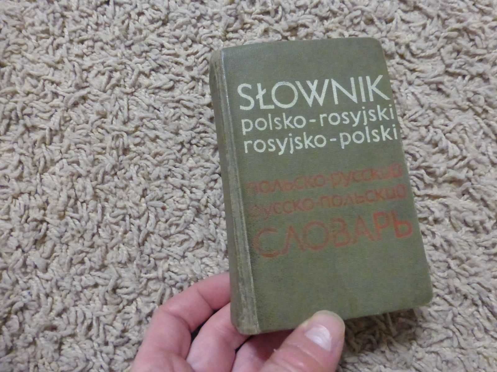Słownik polsko-rosyjski rosyjsko-polski 1976