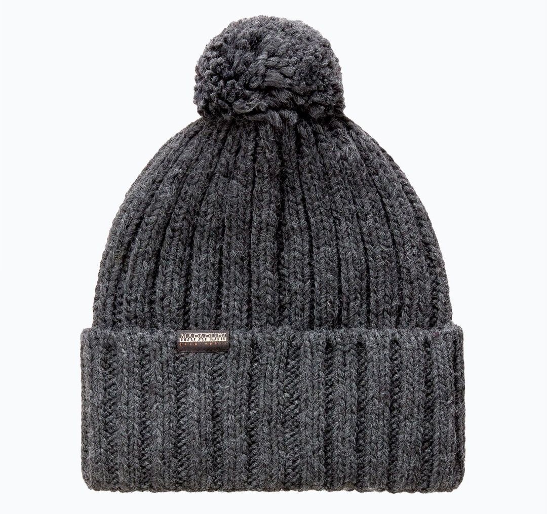 Шапка чоловіча Napapijri Fea 2 dark grey melange