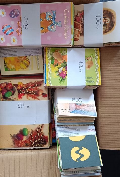 Ponad 500 sztuk pocztówek Wielkanocnych