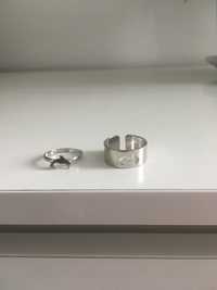 Matching rings srebrne pierścionki z delfinem