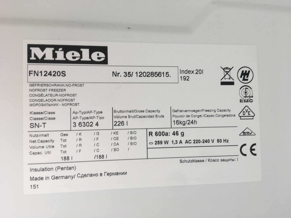 Zamrażarka szufladowa Miele 6 szuflad