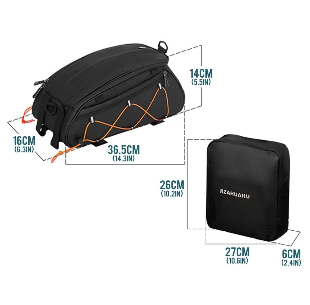 Велосумка на багажник, сумка для велосипеда
