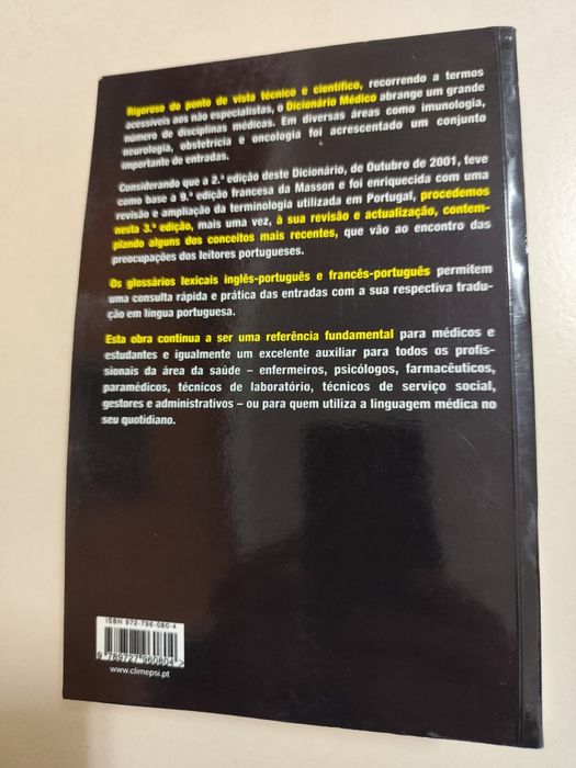 Dicionário Médico - L. Manuila (3ª edição)
