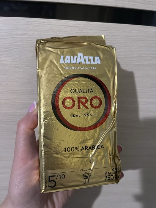 Кава мелена LAVAZZA Qualita Oro 250г 100% арабіка.