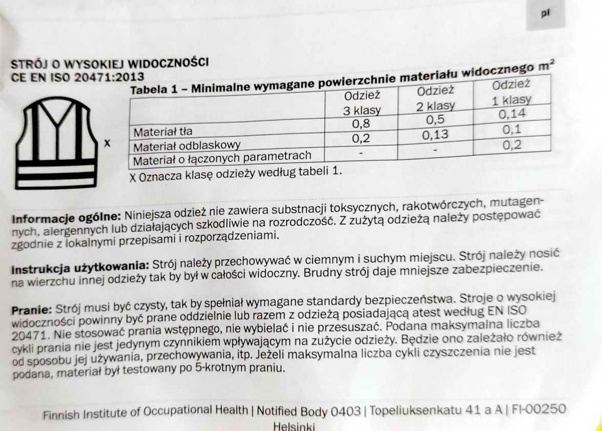 Spodnie robocze krótkie Snickers HV CLASS 1 r. 50