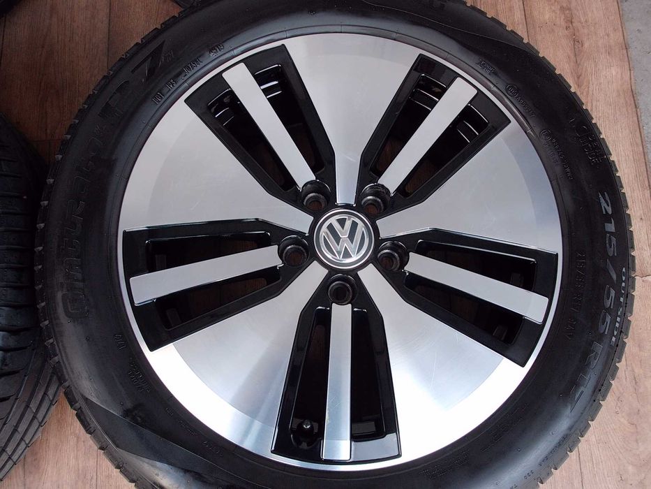 Koła Vw Passat T-Roc Cady Turan Skoda 17 5x112 ET41 Pirelli 215/55/17