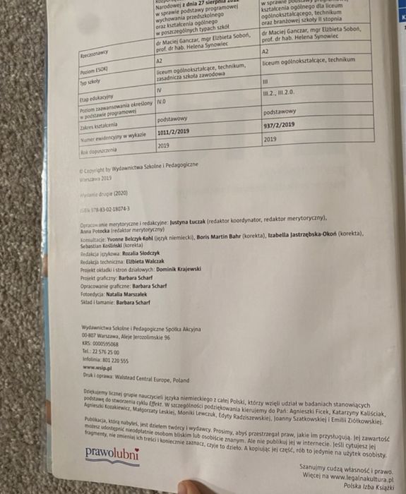 Zestaw podręczników do języka niemieckiego klasa 1,2,3