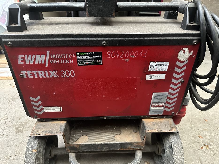 Spawarka tig EWM Tetrix 300 wózek org