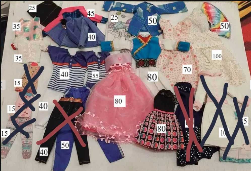 Одяг на барбі, монстр Хай, евер афтер, полип barbie