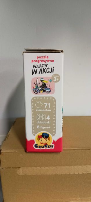 CzuCzu pojazdy w akcji. Puzzle progresywne.