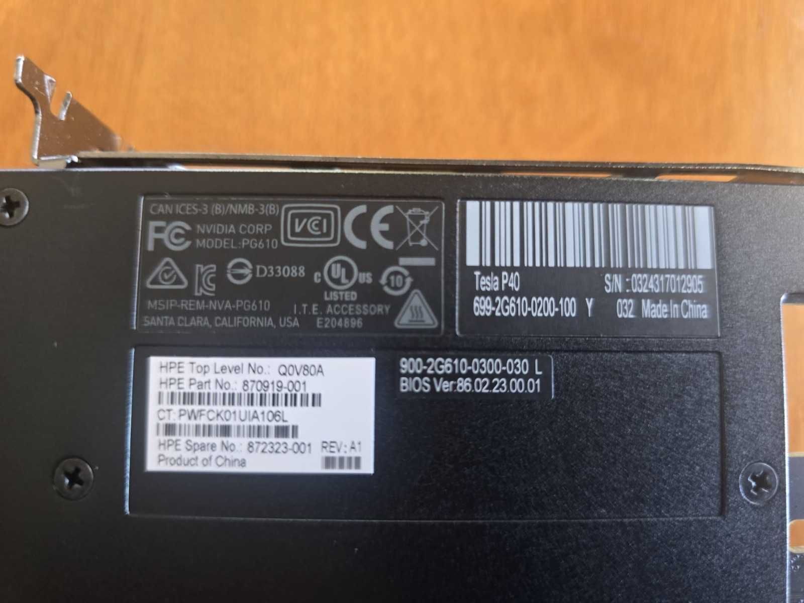 Tesla P40 e P100 - Placas gráficas para inteligênc