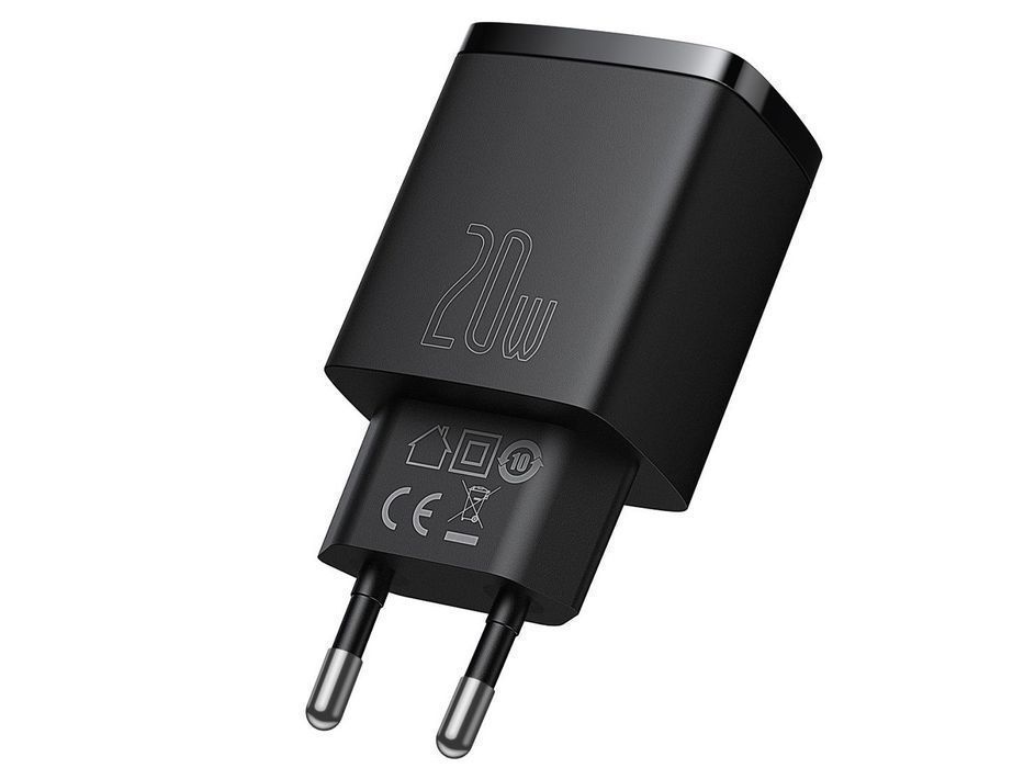 Ładowarka sieciowa Baseus USB PD QC 3.0 20W Black