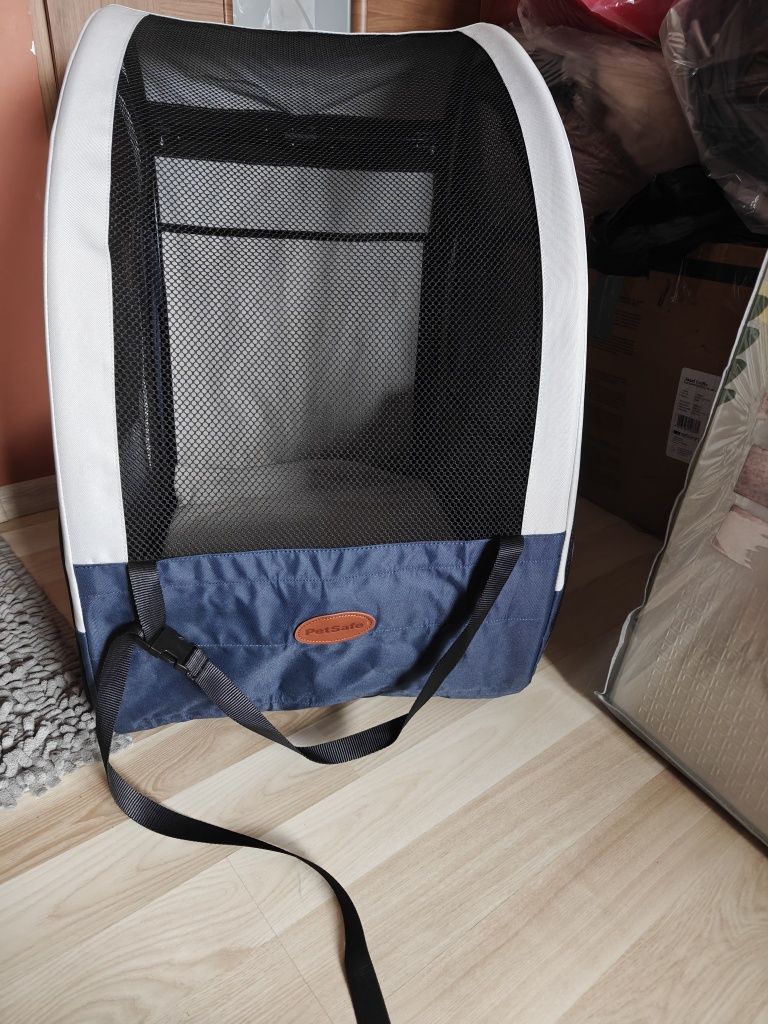 Fotelik samochodowy dla zwierząt, transporter, duży,składany przenośny