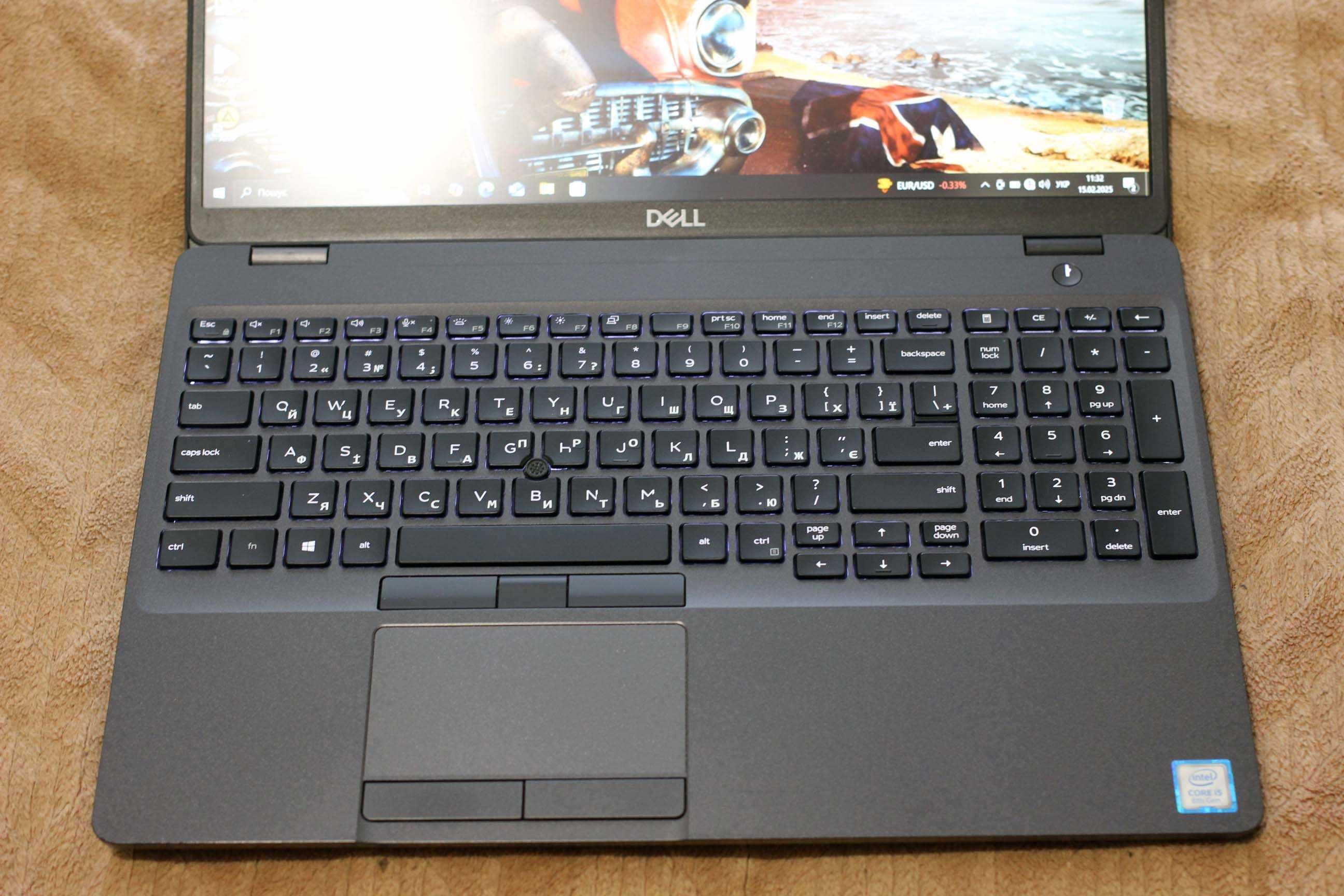 Ноутбук DELL 5500/ i5-8365 8х/Video2GB/16GB/SSD256/АКБ5ч/15 ips FHD