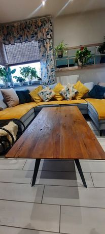 Stół,  stolik, ława kawowy, drewniany,  industrialny, loft