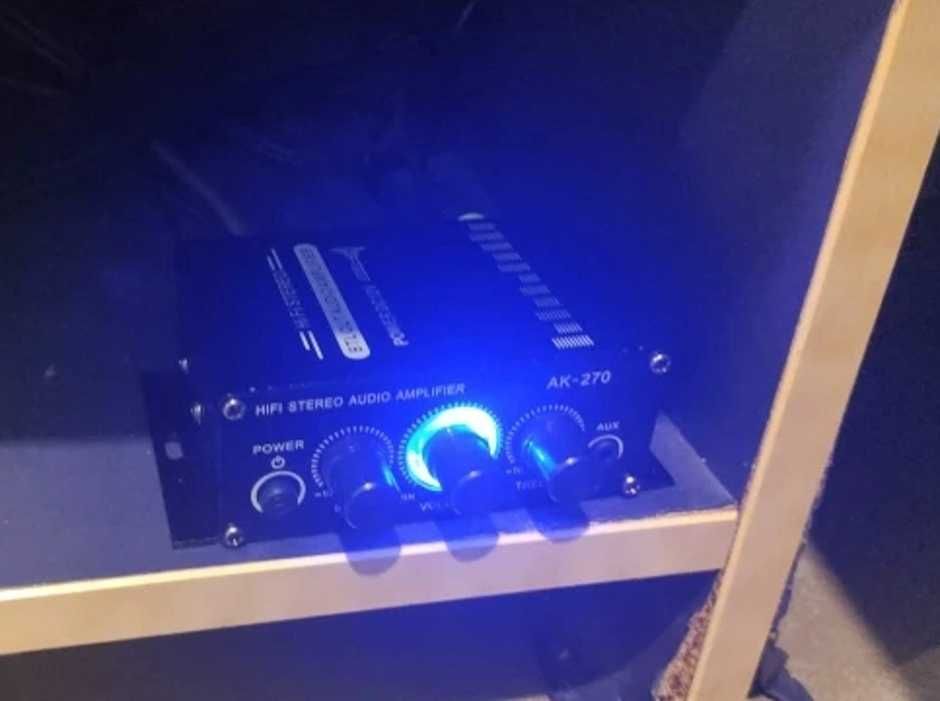 Аудио усилитель мощности звука AK-270 HIFI 2.0 канала (оригинальный)