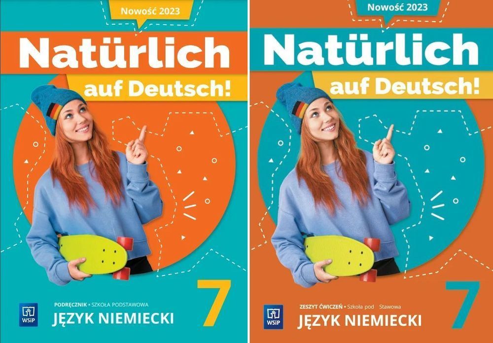 Naturlich Auf Deutsch! 7 Język Niemiecki Podręcznik + Ćwiczenia