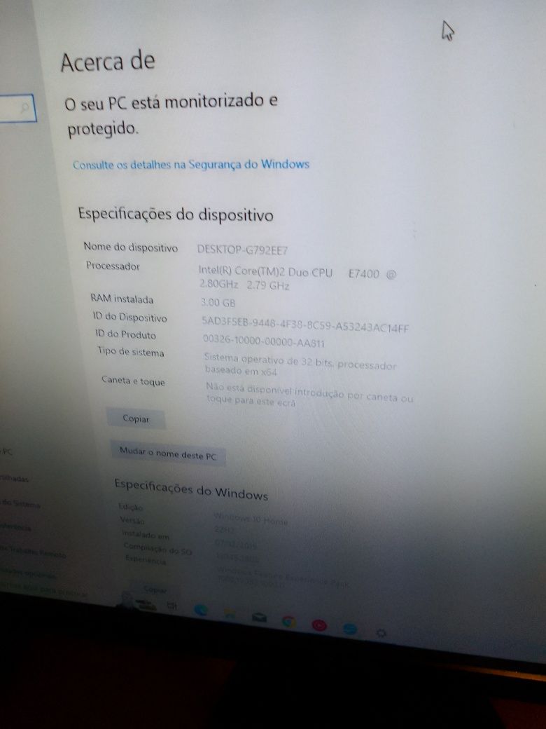 Computador fixo completo "Acer"