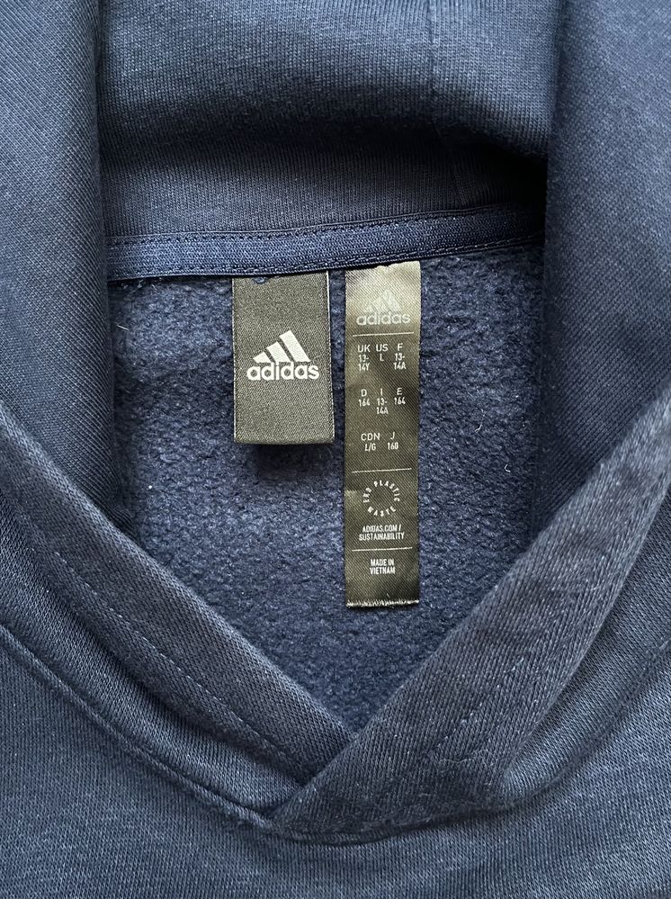 Толстовка, худи, кофта Adidas оригинал на подростка 13-14 лет