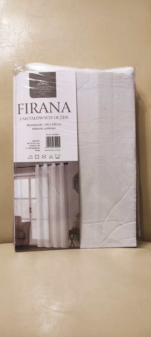 Firana ~ 140 x 250, elegancka