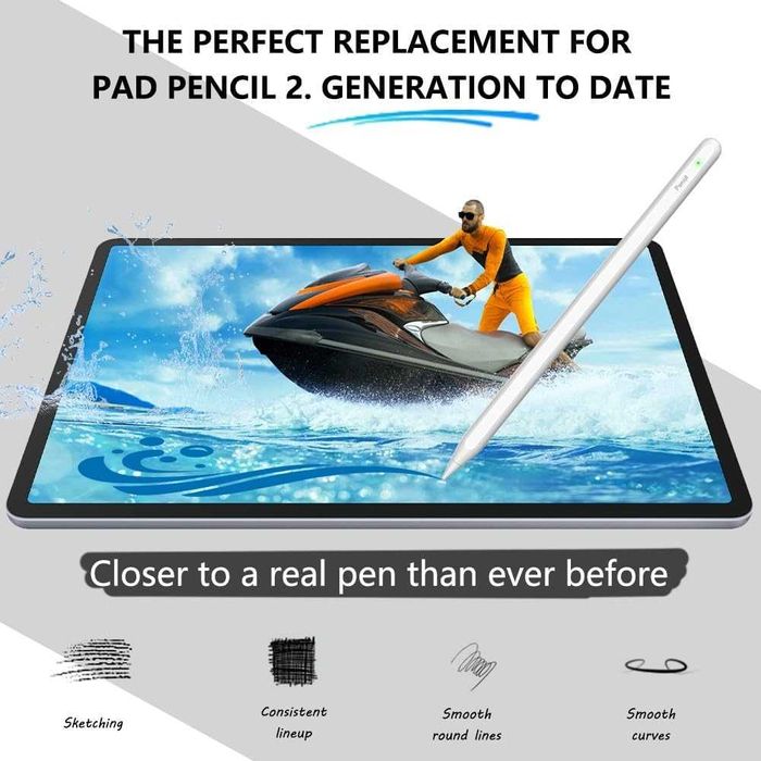 CAMPEXON rysik 2gen iPad Air 4/5 Mini 6 Pro 11/12.9 magnetyczny