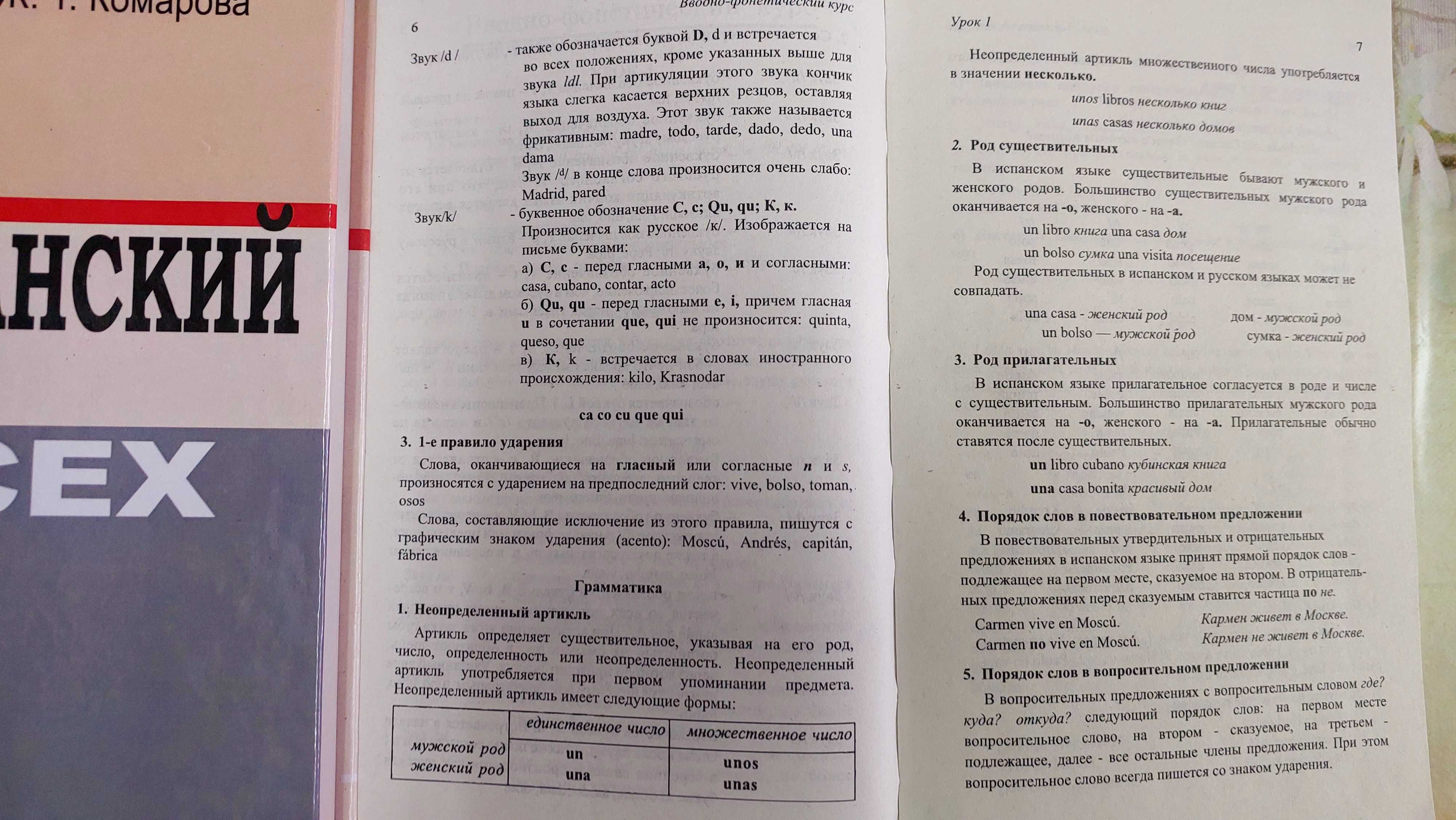 Испанский для всех Учебник испанского комплексный Комарова Ж