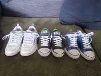 Sportowe buty Fila i Converse