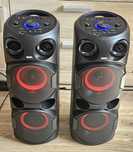 2x głośnik przenośny Bluetooth MOEVI 70W stereo mikrofon pilot