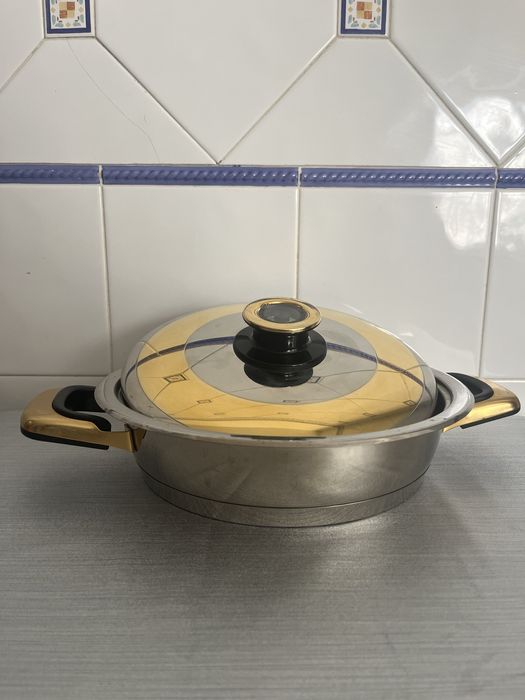 Conjunto IDEIACASA 2 tachos + caçarola c/ Termómetro