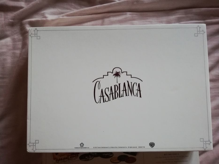 Edição limitada, Blu ray, do filme clássico "Casablanca" (portes gráti