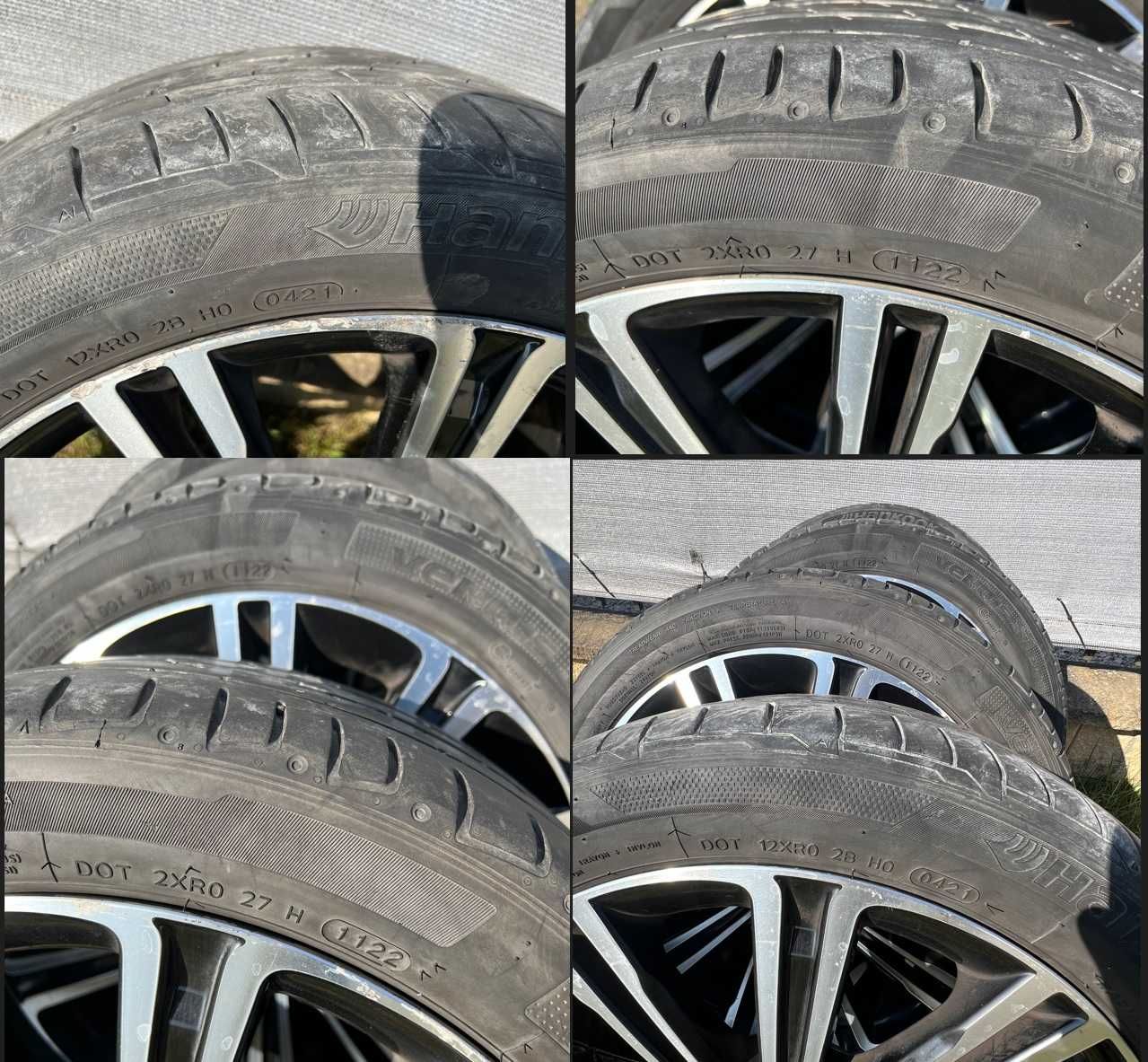 Felgi oryginalne Hyundai i40 + opony Hankook 225/45/18 + czujniki TPMS