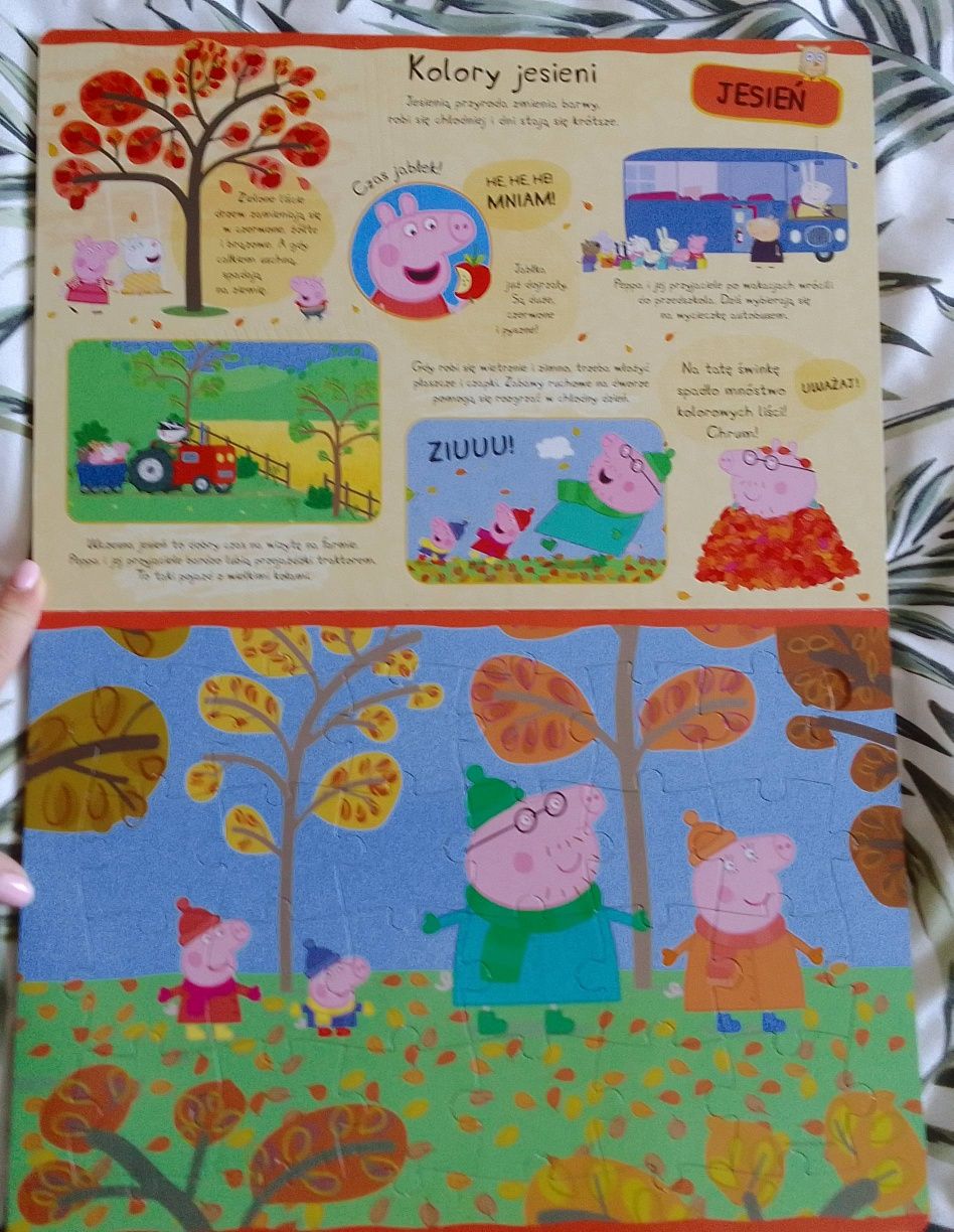 Książka Świnka Peppa z puzzlami