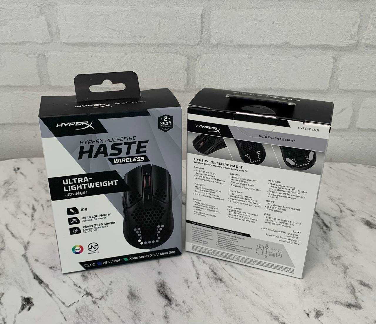 Миша бездротова HyperX Pulsefire Haste Wireless Black