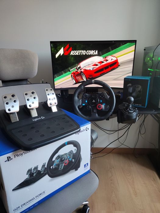 Volante Logitech g29 com shifter