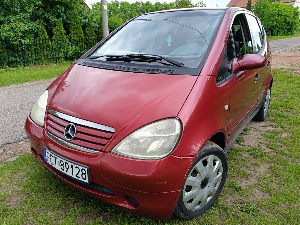 Mercedes-Benz A Klasa, A140, W168, 1.4 82KM, Oszczędny, bez rdzy! BDB