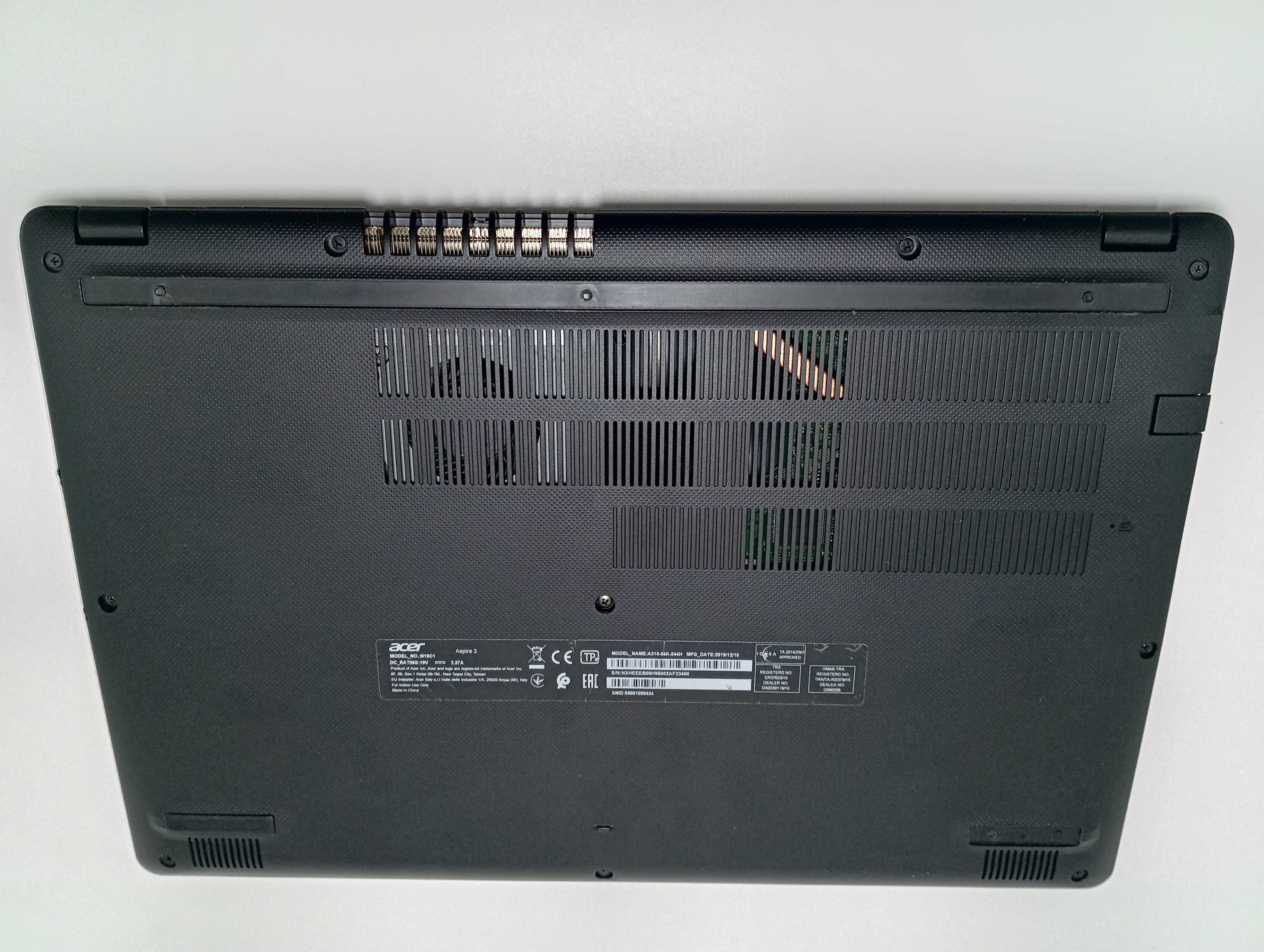 Portátil ACER A315-54K - i3 com 4 Gb Memória
