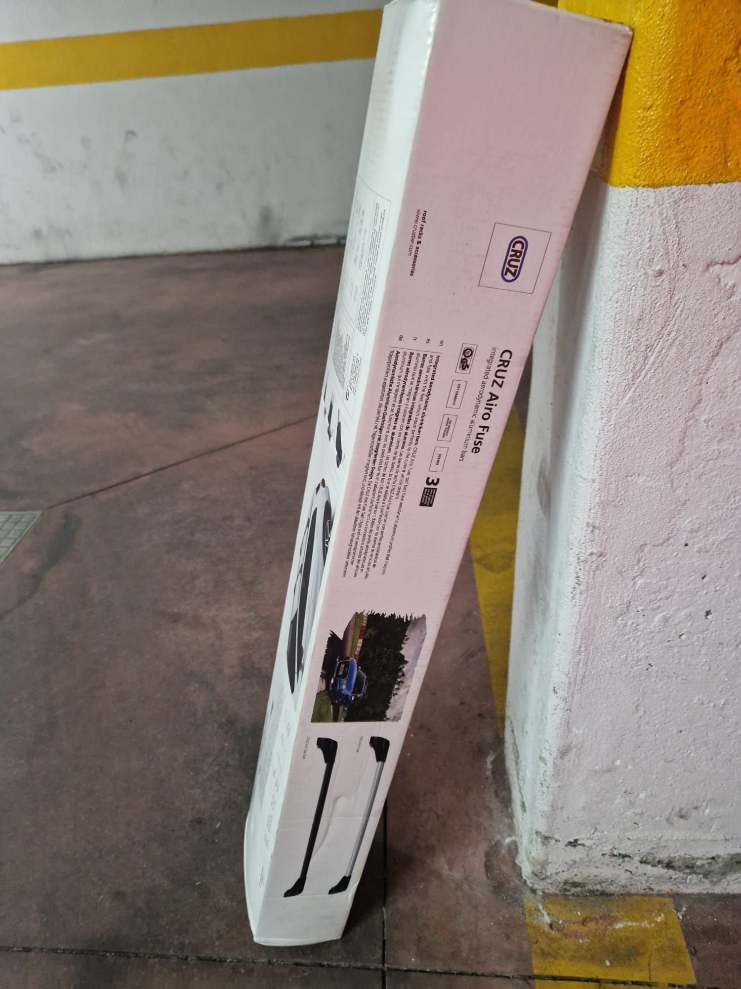 Barras tejadilho carro. Preço original 220€