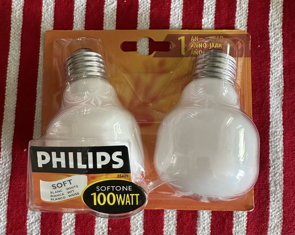 Conjunto 2 lampadas incandescentes 100W E27