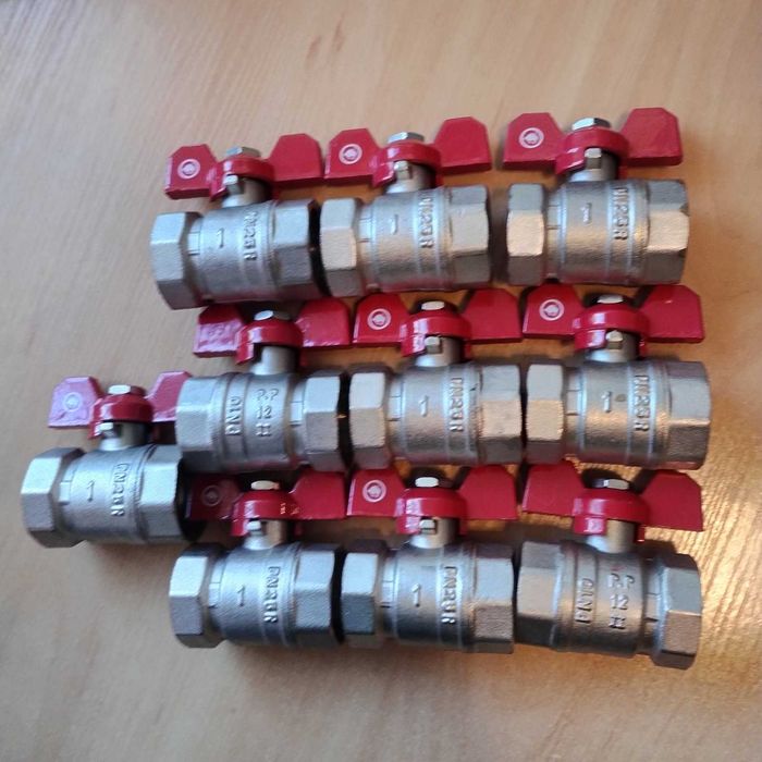 Zawór kulowy z motylkiem 1" WYPRZEDAŻ!! ostatnie 10 sztuk